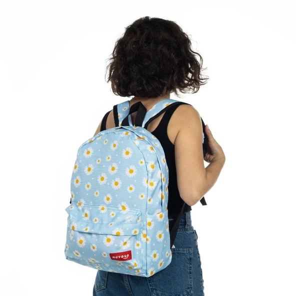 Mavi Papatya Okul Çantası ürün görseli 1