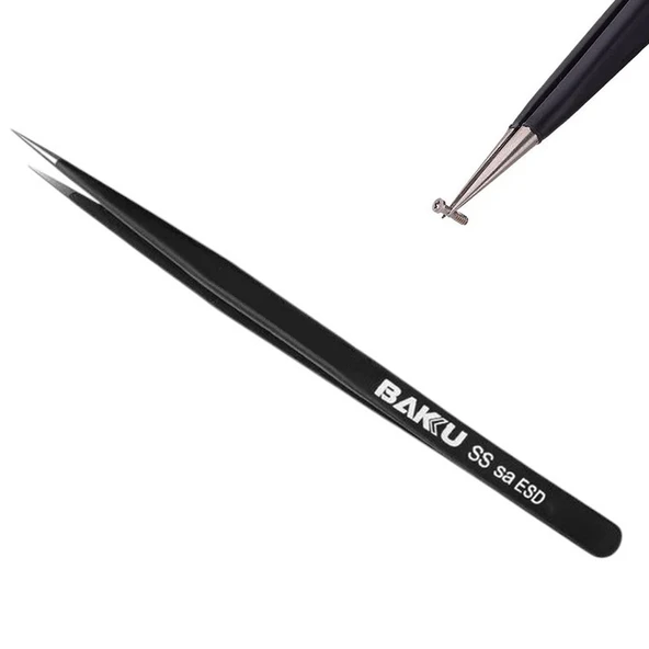Baku BK-A8-SS-SA-ESD İnce Uzun Uçlu Cımbız - 2