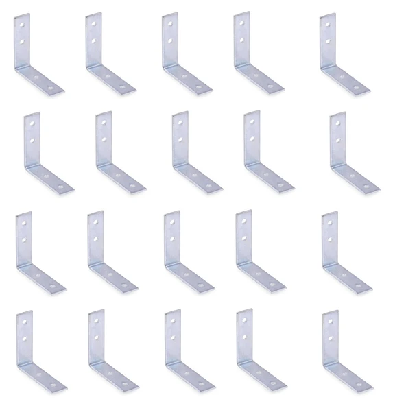 Mobilya, Dolap Yatak Duvara Sabitleme Bağlantı Aparatı L Demiri Gönye 1,5cmX2,5 cmX2,5cm(20 ADET) ürün görseli