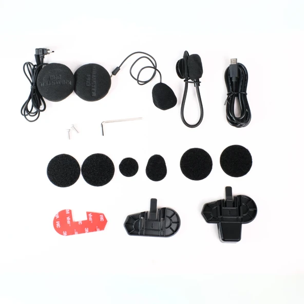 Knmaster KN2300 Motosiklet Kask İnterkom Bluetooth Intercom Kulaklık Seti - Resim 3