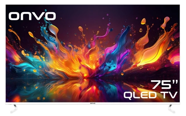 Onvo 75OVF9001UQ 75" 190 Ekran 4K Ultra HD Google Smart QLED TV