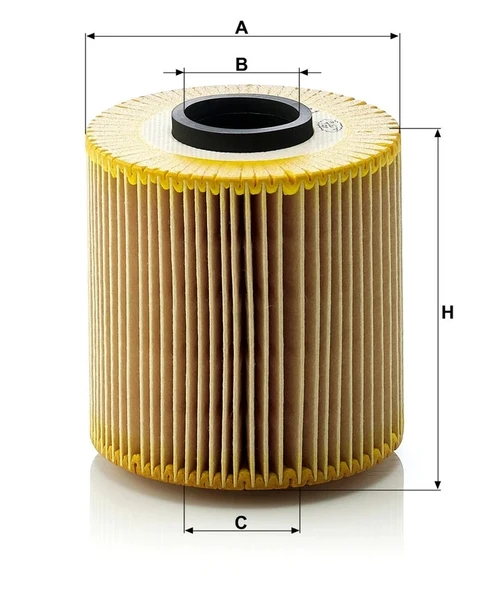 HU 921 x - Yağ filtresi -  MANN FILTER - Resim 2