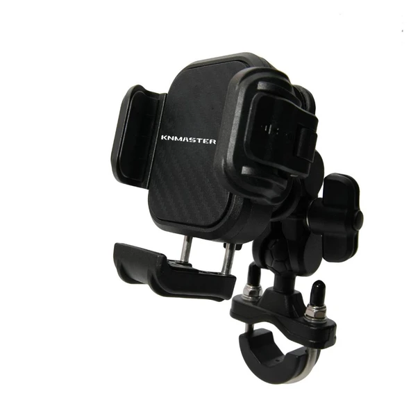 KNMASTER TT-870 Titreşim ve Hırsızlık Önleyici Motosiklet Telefon Tutucu - 2