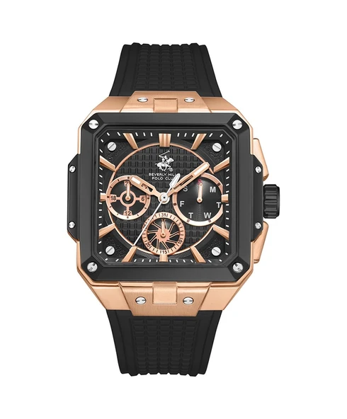 Beverly Hills Polo Club Bp3742x.851 Erkek Kol Saati Rose Gold ürün görseli 1
