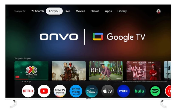 Onvo 75OVF9000UQ 75" 190 Ekran 4K Ultra HD Google Smart QLED TV - 2