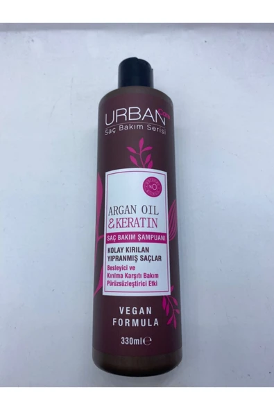 Urban Argan Oil&Keratin Saç Bakım Şampuanı 330 ml - 1