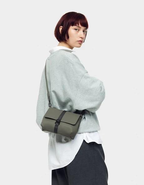 Gaston Luga Spläsh Crossbody Bag - Olive - 3