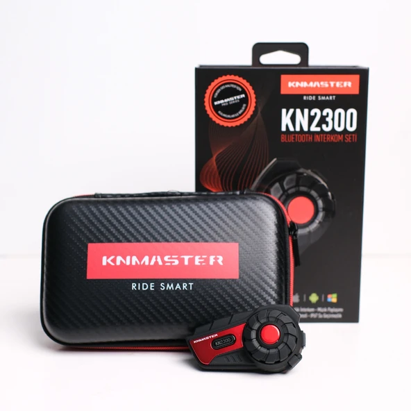 Knmaster KN2300 Motosiklet Kask İnterkom Bluetooth Intercom Kulaklık Seti ürün görseli