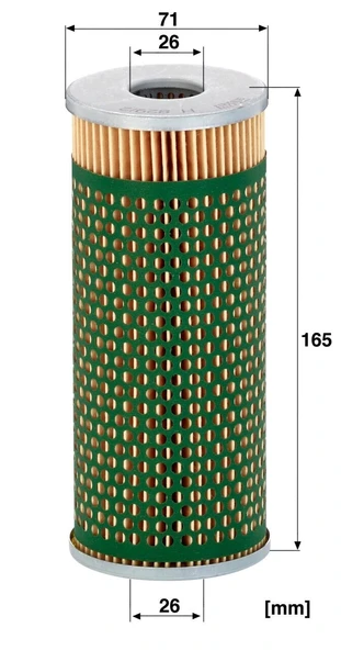 H 829/2 - Yağ filtresi -  MANN FILTER - Resim 2