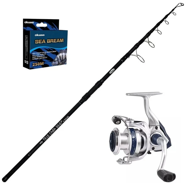 Okuma Aria 8000 - Kendo TeleCarp 390cm Sazan Olta Seti ürün görseli