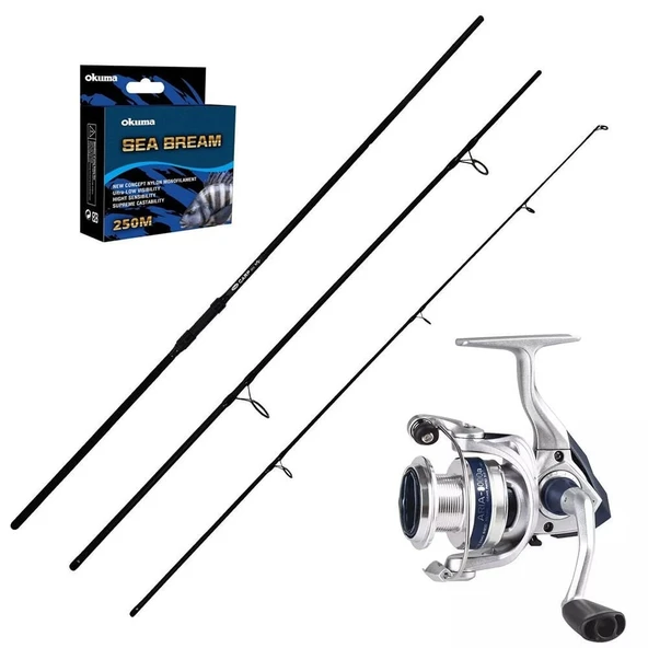 Okuma Aria 8000 - Kendo Carp 360cm 3 Parça Sazan Olta Seti ürün görseli