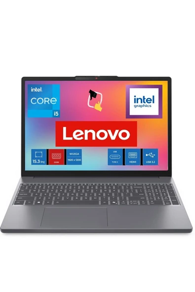 Ideapad Slim 3 i5 13420H 16GB 512GB SSD W11P 15.3" WUXGA Laptop 83K1004ETR + CsrTech Çanta