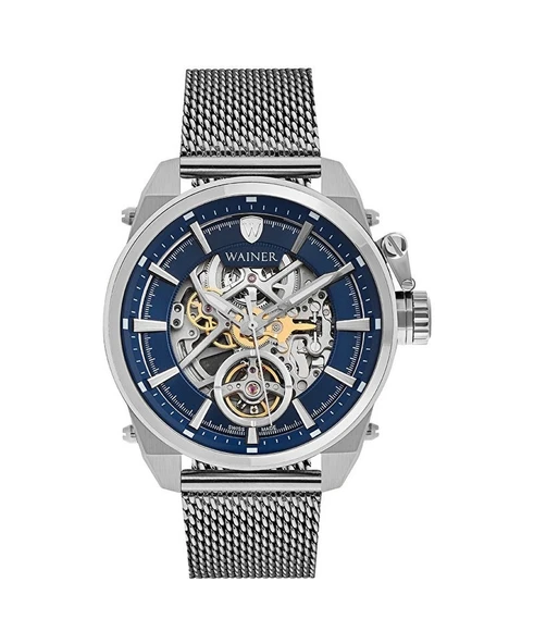 Wainer Wa.25988-g Otomatik Hasır Gri 46 Mm Erkek Kol Saati ürün görseli 1