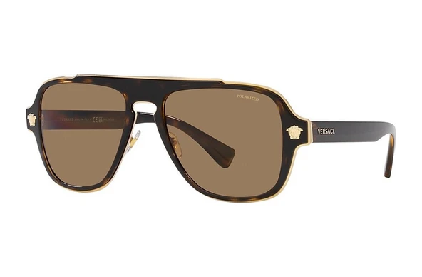 Versace Ve2199 1252la 56 Polarize Erkek Güneş Gözlüğü ürün görseli 1