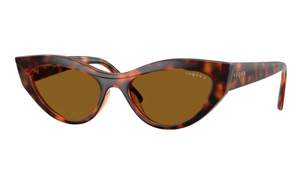 Vogue 5637 W65683 52 Kadın Güneş Gözlüğü Leopar ürün görseli 1