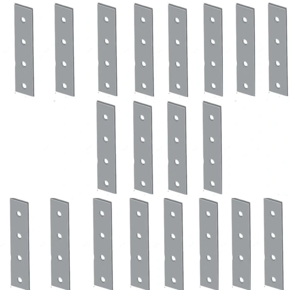 Mobilya, Dolap Yatak Duvara Sabitleme Bağlantı Aparatı Demiri Düz Gönye 1,5cm X 9 cm (20 ADET) ürün görseli