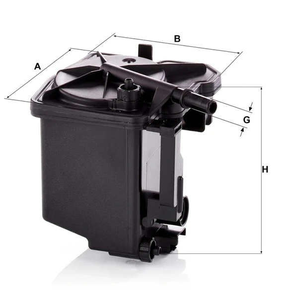 WK 939/2 z - Yakıt Filtresi -  MANN FILTER - Resim 2