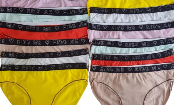 Tutku 12' li Bayan Kleopatra Bikini Külot Kombin 0602 - 6