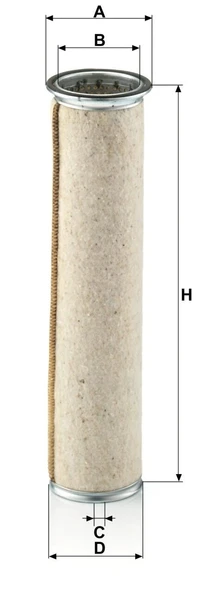 CF 923 - İkincil öğe -  MANN FILTER - Resim 2