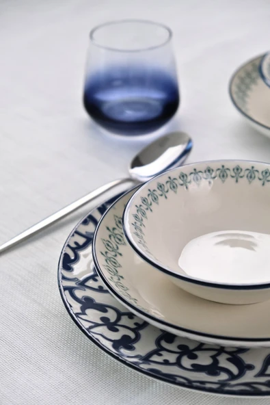 Tabak Evi Porselen Mia Yemek Takımı 4 Kişilik 12 Parça TVL12YKPRS1219 - 3