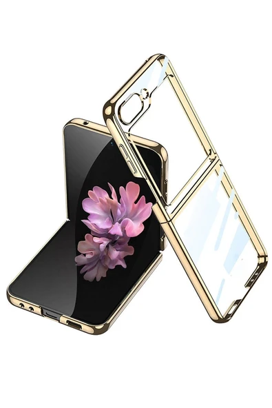Samsung Galaxy Z Flip 6 Kılıf Fold Element Kapak - Gold ürün görseli
