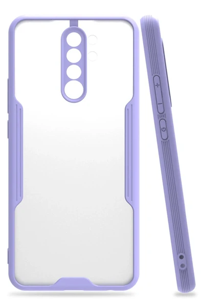 Xiaomi Redmi Note 8 Pro Kılıf Platin Silikon - Lila - 1