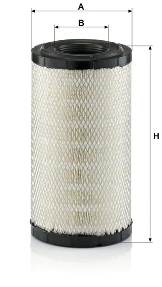 C 19 397 - Hava filtresi -  MANN FILTER - Resim 2