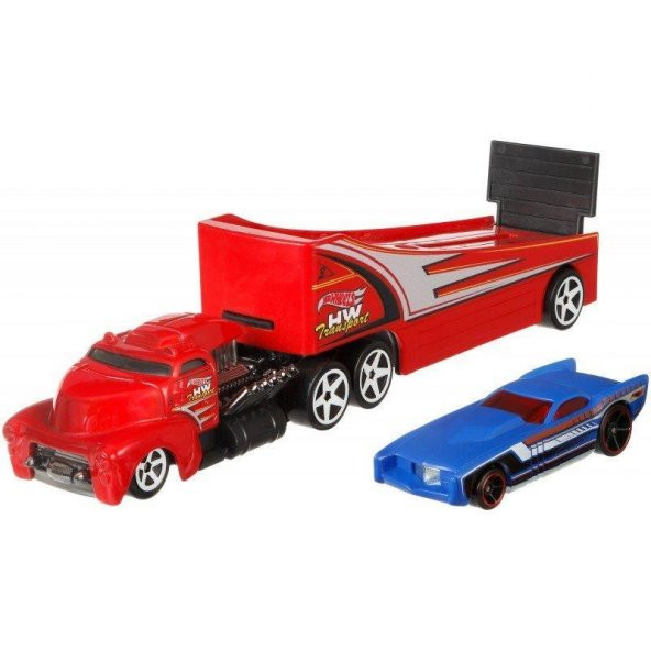 Hot Wheels Rockn Race Express Taşıyıcı Tır ve Araba Seti BDW59 - BDW51 - 3