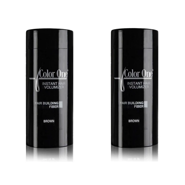 Color One Premium Topik Saç Tozu Kahve Rengi 25 gr 2 Adet