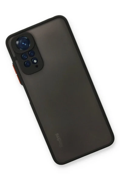 Xiaomi Redmi Note 11 Kılıf Montreal Silikon Kapak - Siyah - 3