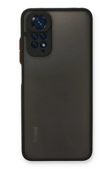 Xiaomi Redmi Note 11 Kılıf Montreal Silikon Kapak - Siyah - 1