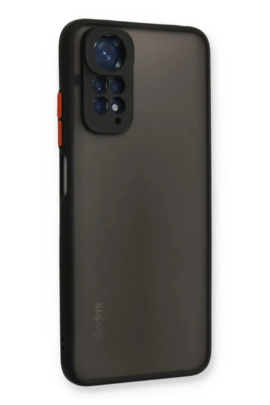 Xiaomi Redmi Note 11 Kılıf Montreal Silikon Kapak - Siyah - 2