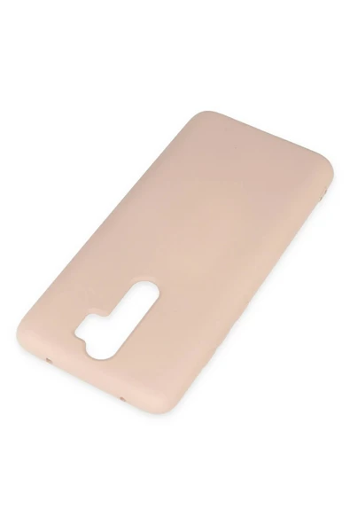 Xiaomi Redmi Note 8 Pro Kılıf Nano içi Kadife Silikon - Pudra - 3