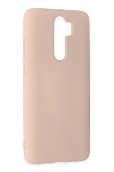 Xiaomi Redmi Note 8 Pro Kılıf Nano içi Kadife Silikon - Pudra - 2