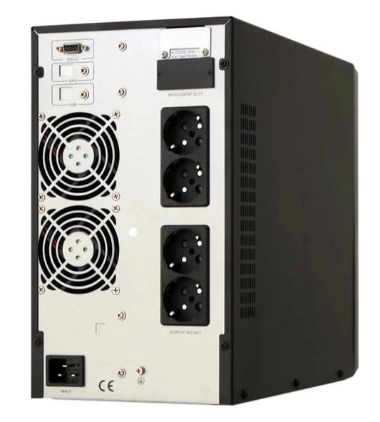 Dotvolt MN 3 Kva lcd ekran 1/1 Online Ups 3 Kva / 2700 W ( 6 adet 12 V - 7Ah akülü ) - Resim 2