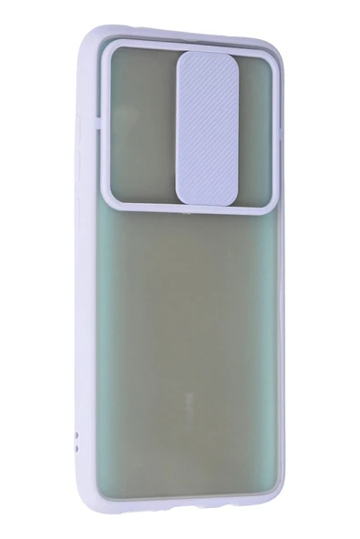 Xiaomi Redmi Note 8 Pro Kılıf Palm Buzlu Kamera Sürgülü Silikon - Lila - 3