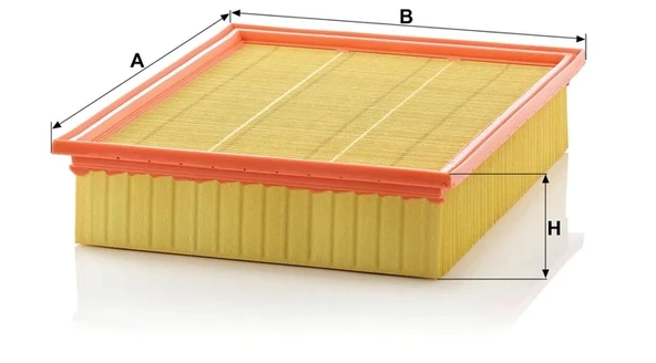 C 33 256 - Hava filtresi -  MANN FILTER - Resim 2