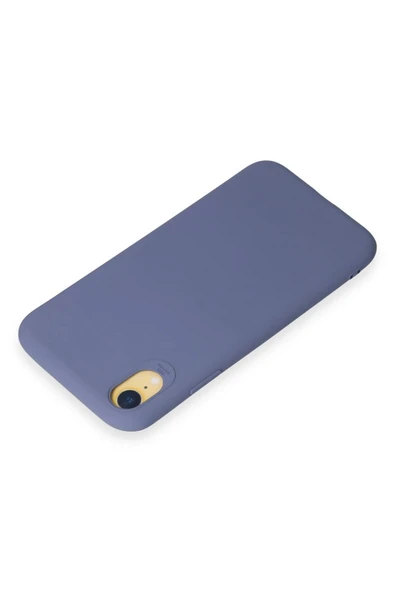iPhone XR Kılıf First Silikon - Gri - 3