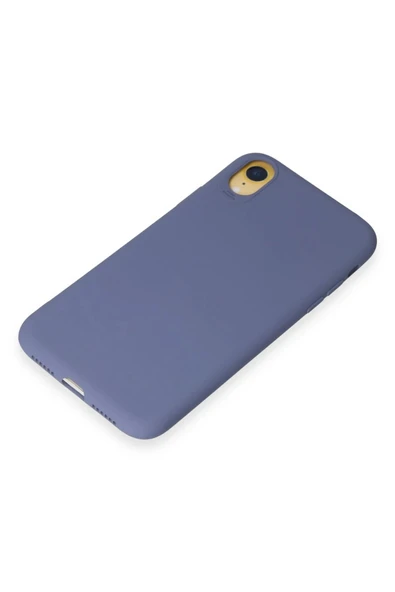 iPhone XR Kılıf First Silikon - Gri - 4