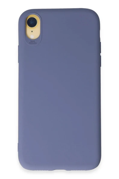 iPhone XR Kılıf First Silikon - Gri