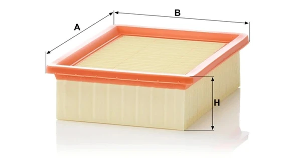 C 21 102 - Hava filtresi -  MANN FILTER - Resim 2