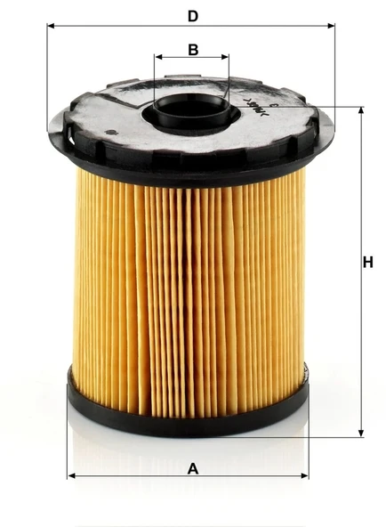 PU 822 x - Yakıt Filtresi -  MANN FILTER - Resim 2