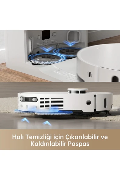 X40 Ultra Robot Süpürge Beyaz - 4