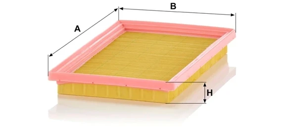 C 2742 - Hava filtresi -  MANN FILTER - Resim 2