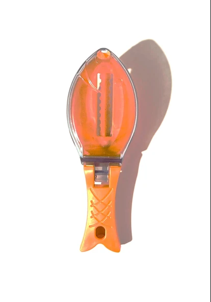 HFzFishing Balık Pulu Temizleme Aparatı-Turuncu