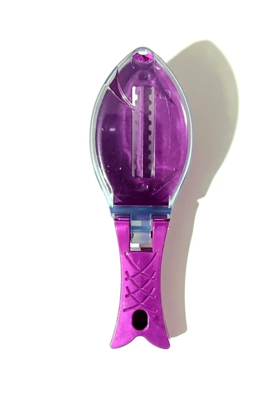 HFzFishing Balık Pulu Temizleme Aparatı-Mor