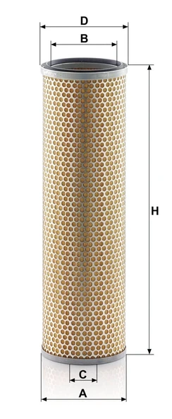 C 16 167 - İkincil öğe -  MANN FILTER - Resim 2