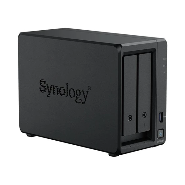 SYNOLOGY DS725 PLUS RYZEN 1600-32GB RAM- 2-diskli Nas Server (Disksiz) - 6
