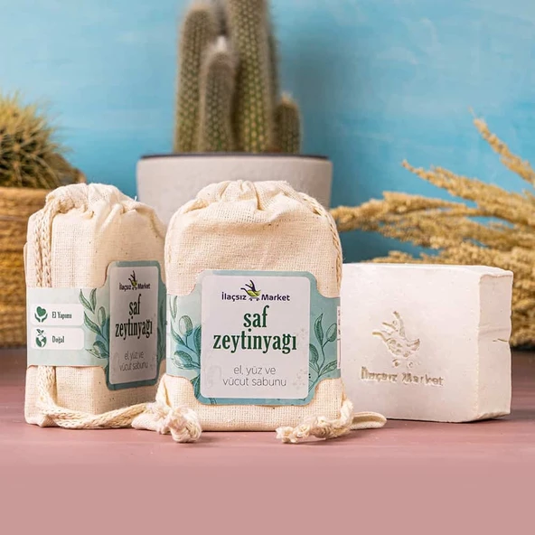 Zeytinyağı Sabunu (Bitkisel Katı Şampuan) / 120 gr. - 1