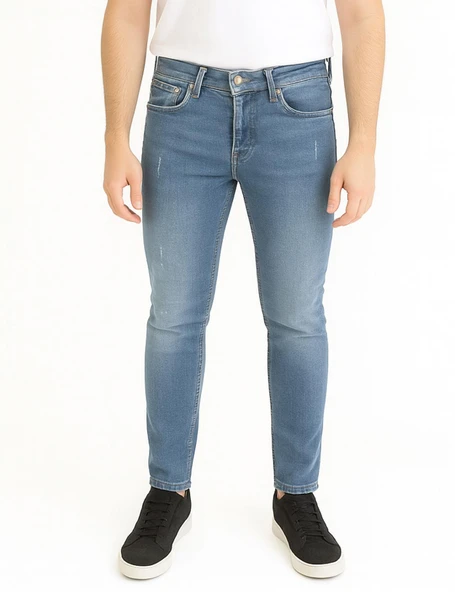 Pause Denim Erkek Slim Fit Jean Pantolon 7358 - Resim 5